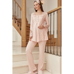 Mecit 5015p بيجاما حوامل بودرة - البودرة الوردي Mecit 5015p بيجاما حوامل بودرة - البودرة الوردي