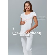 Pelin 1208 بيجاما حوامل  - زهري Pelin 1208 بيجاما حوامل  - زهري