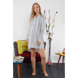 Penye Mood 8510 روب حوامل مخطط  Penye Mood 8510 روب حوامل مخطط