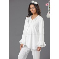 Aqua 19055 بيجاما حوامل مخمل خاص  - سكري Aqua 19055 بيجاما حوامل مخمل خاص  - سكري