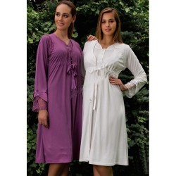 Bone 3730 ثوب نوم نسائي - البودرة الوردي