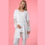 Emose 3710 بيجاما حوامل  - زهري Emose 3710 بيجاما حوامل  - زهري