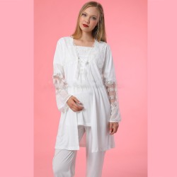 Emose 3710 بيجاما حوامل  - زهري Emose 3710 بيجاما حوامل  - زهري