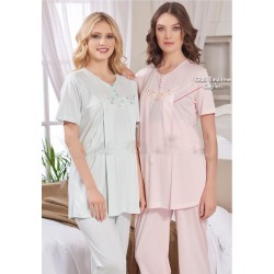 Emose 3948 بيجاما حوامل - النعناع الأخضر Emose 3948 بيجاما حوامل - النعناع الأخضر