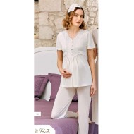 FLZ 24216 بيجاما حوامل - سكري FLZ 24216 بيجاما حوامل - سكري