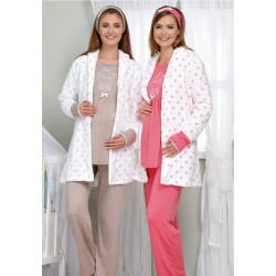 Haluk Bayram 3008 بيجاما حوامل قطبي -  زهرة الرمان
