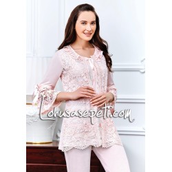 Tuba 7508 بيجاما حوامل  - أزرق Tuba 7508 بيجاما حوامل  - أزرق