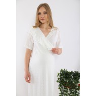 Tuba 8115e روب حوامل مزدوج الصدربيج خافت ورقة الشجر  Tuba 8115e روب حوامل مزدوج الصدربيج خافت ورقة الشجر