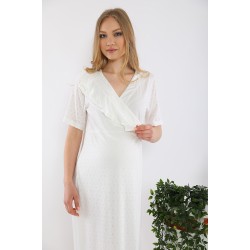 Tuba 8115e روب حوامل مزدوج الصدربيج خافت ورقة الشجر  Tuba 8115e روب حوامل مزدوج الصدربيج خافت ورقة الشجر