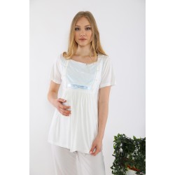 Tuba 8206e بيجاما حوامل بيج خافت مرصع Tuba 8206e بيجاما حوامل بيج خافت مرصع