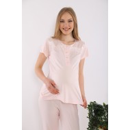 Tuba 8225p بيجاما حوامل - البودرة الوردي Tuba 8225p بيجاما حوامل - البودرة الوردي