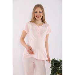 Tuba 8225p بيجاما حوامل - البودرة الوردي Tuba 8225p بيجاما حوامل - البودرة الوردي