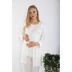 Tuba 8530e بيجاما حوامل بيج خافت قماش الجاكار Tuba 8530e بيجاما حوامل بيج خافت قماش الجاكار