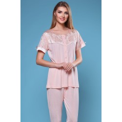 Tuba 9218 بيجاما حوامل سكري  - أزرق Tuba 9218 بيجاما حوامل سكري  - أزرق